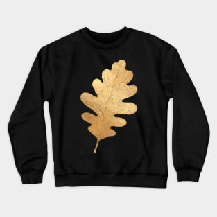 Oak Leave, Faux Gold Crewneck Sweatshirt